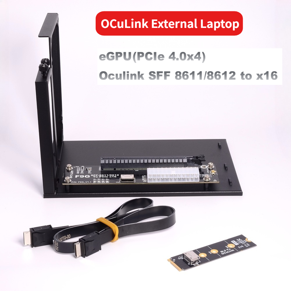 Oculink Egpu Mini Pc - F9G-BK7 PCIe 4.0 X4 64 Gb/s